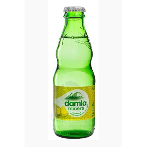 Damla Minera Limon Aromalı Soda Şişe 200 Ml.