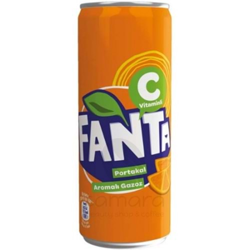 Fanta Portakal Aromalı Gazoz 330 ml.