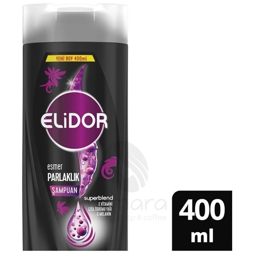 Elidor Superblend Saç Bakım Şampuanı Esmer Parlaklık E Vitamini Chia Tohumu Yağı Melanin 400 ml