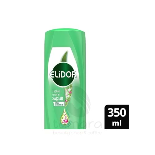 Elidor Superblend Serum Saç Bakım Kremi Sağlıklı Uzayan Saçlar Biotin Argan Yağı & Keratin 350 Ml