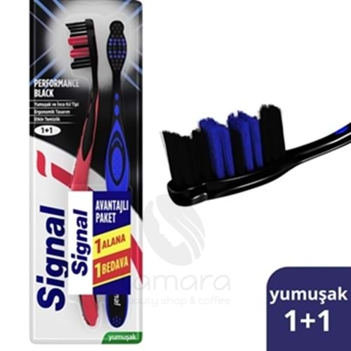 Signal Diş Firçasi Performans Black 1+1