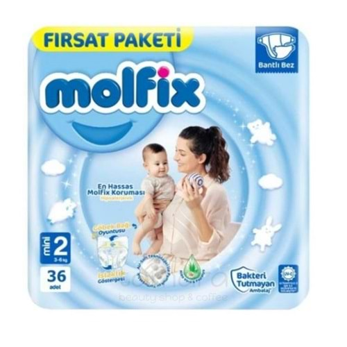 Molfix Bebek Bezi Jumbo 2 Mini 36'lı