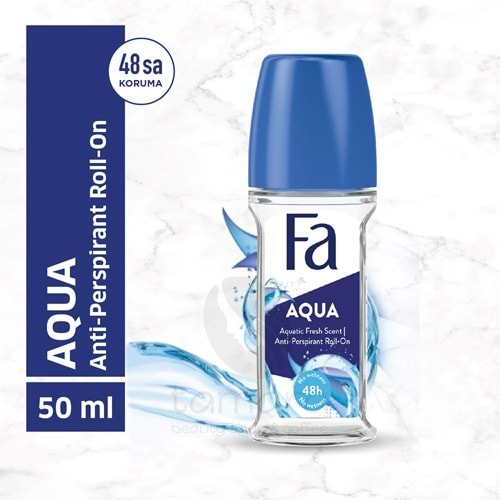 Fa Aqua Roll-On 50 Ml Okyanus Kokulu Kadın Roll-on