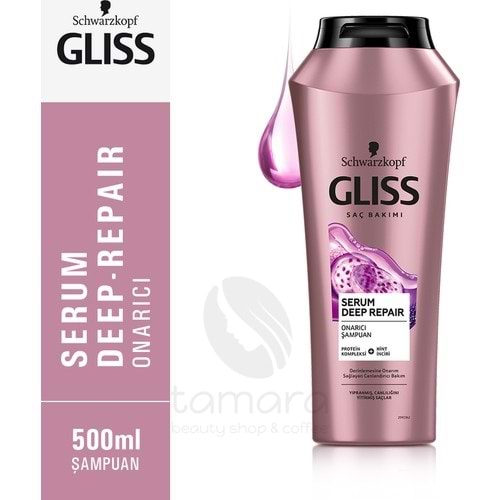 Gliss Serum Deep Repair Saç Bakım Şampuanı 500 ML