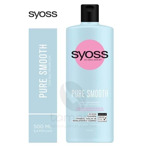 Syoss Pure Micellar Ağırlaştırmayan Derinlemesine Bakım Şampuan 500 ml