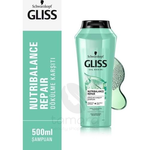 Gliss Nutribalance Saç Bakım Şampuanı 500 ML