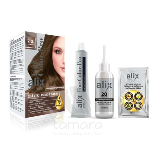 Alix Saç Boyası 7.0 Kumral 50 ml