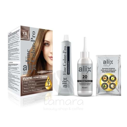 Alix Saç Boyası 7.3 Fındık Kabuğu 50 ml