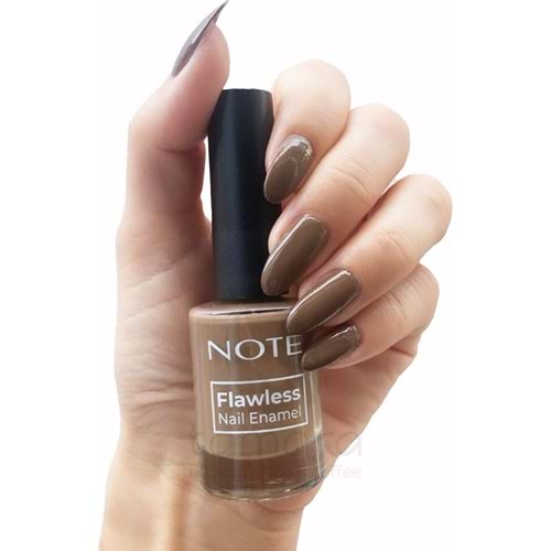 Note Nail Flawless Oje 55 Koyu Nude Kahve