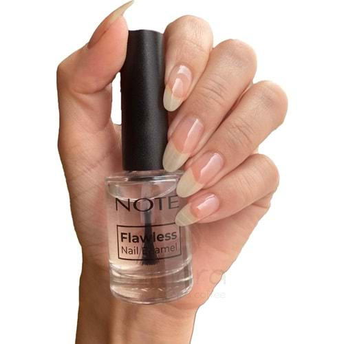 Note Flawless Nail Enamel Oje 01 Şeffaf