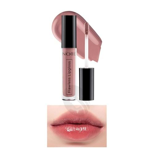 Note Flawless Lipgloss Nemlendirici Etkili Parlak Ruj 03 Dried Rose - Pembe