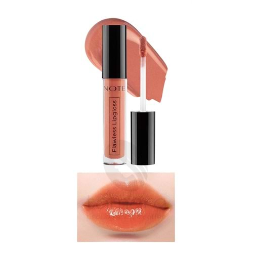 Note Flawless Lipgloss Nemlendirici Etkili Parlak Ruj 05 Sweet And Sour - Turuncu