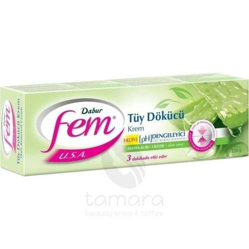 Fem Tüy Dökücü Krem Ekstra Kuru Ciltler Aloe Vera 120 Ml