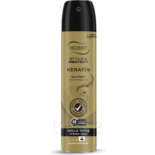 Hobby Saç Spreyi Keratin Güçlü Tutuş 250 ml