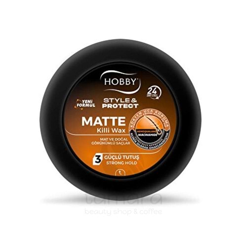 Hobby Mat Wax Style & Protect 24 Saat Etkili 100 ml
