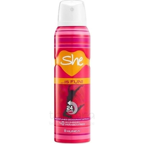 She Deodorant Kadın Fun 150 ml.