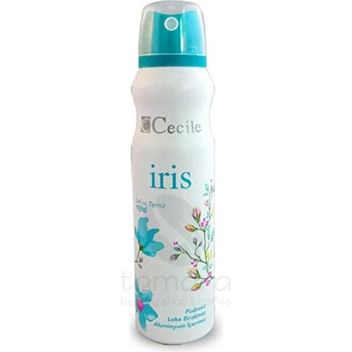 Cecile Iris Kadın Deodorant Sprey 150 ml