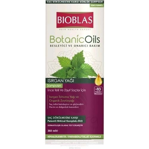 Bioblas Şampuan Botanic Oils 360 ml Isırgan Yağı