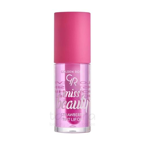 Golden Rose Miss Beauty Tint Lip Oil-01 Strawberry-Dudak Yağı