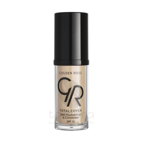 Golden Rose Total Cover 2in1 Foundation&Concealer-11 Nude-Kapatıcı Fondöten