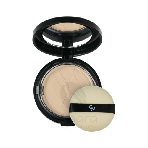 Golden Rose Longstay Matte Face Powder-02 Light Beige-Mat Pudra