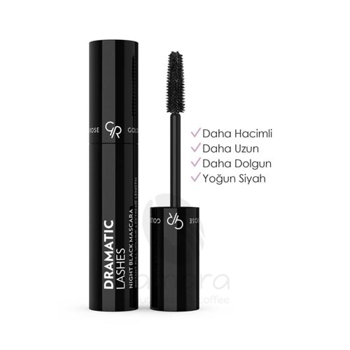 Golden Rose Dramatic Lashes Night Black Mascara-Black-Hacim Veren Maskara