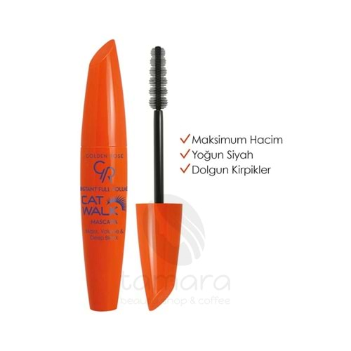 Golden Rose Cat Walk Mascara-Black-Hacim Veren Maskara