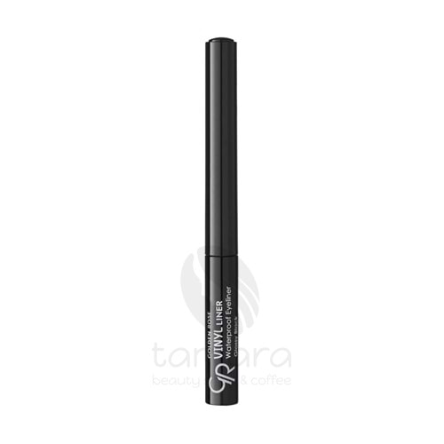 Golden Rose Vinyl Liner Waterproof Eyeliner-Black-Suya Dayanıklı Eyelıner