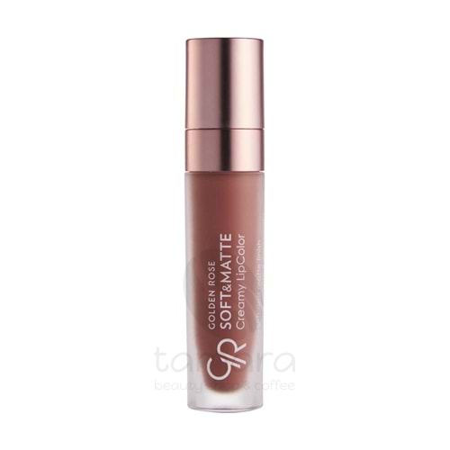 Golden Rose Soft&Matte Creamy Lipcolor-104 Rustic Brown-Likit Mat Ruj