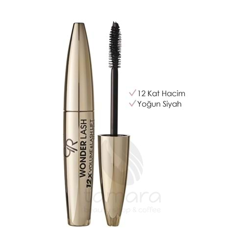 Golden Rose Wonder Lash Mascara - Black-hacim Veren Maskara