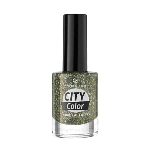 Golden Rose City Color Nail Lacquer Glittering Shades Oje 104