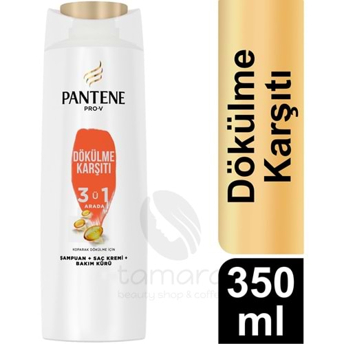 Pantene Dökülme Karşıtı 3'Ü 1 Arada Şampuan 350 Ml