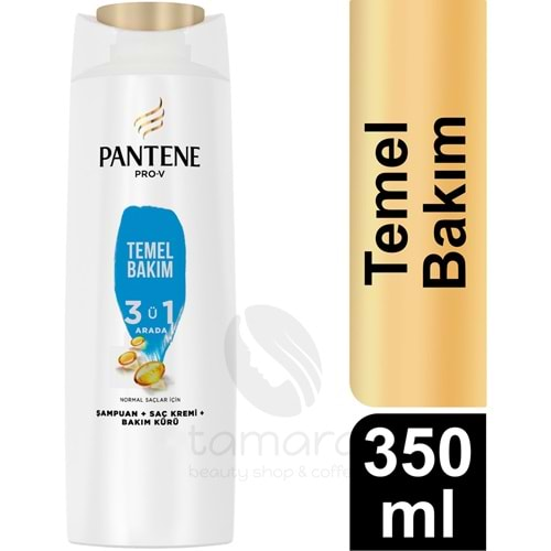 Pantene Temel Bakım 3'Ü1 Arada Şampuan 350 Ml