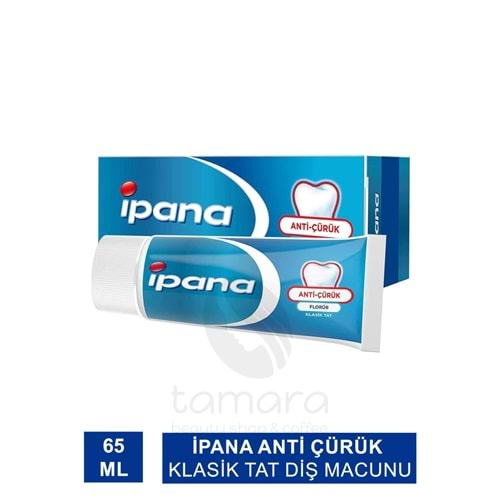 İpana Anti Çürük Klasik Tat Diş Macunu 65 ml