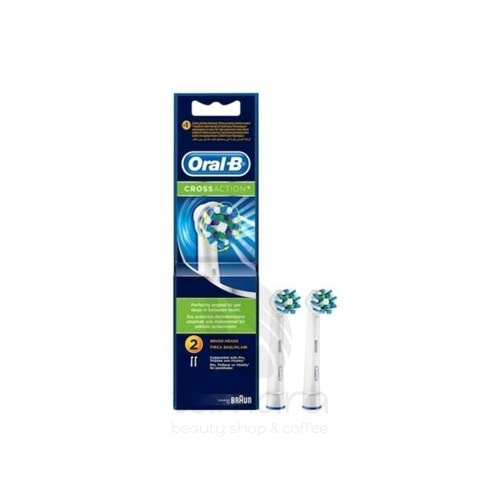 Oral-B Cross Action Şarjlı Diş Fırçası Yedek Başlığı 2'li