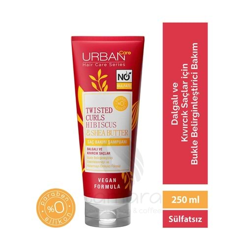 Urban Care Twisted Curls Hibiscus & Shea Butter Saç Bakım Şampuanı