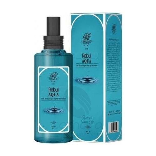 Rebul 100Ml Aqua Spreyli Cam Şişe Kolonya