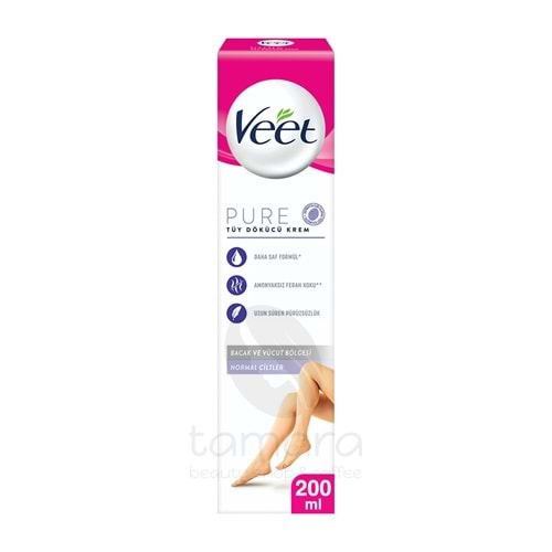 Veet Pure Tüy Dökücü Krem Bacak ve Vücut Bölgesi 200 ml