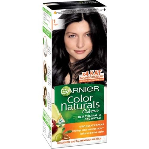 Garnier Color Naturals 1 Siyah Saç Boyası