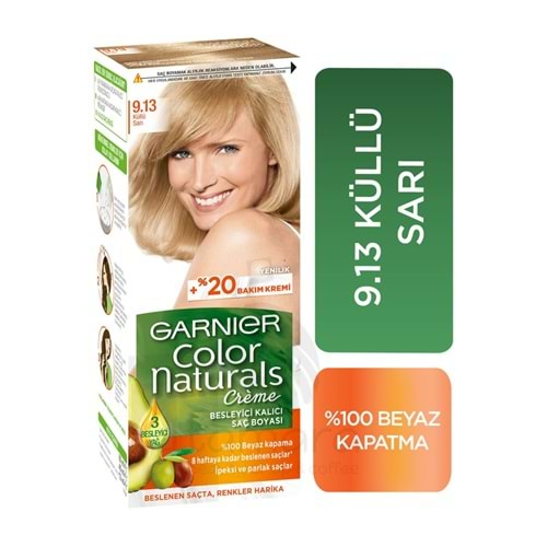 Garnier Color Naturals Saç Boyası 9.13 Açık Küllü Sarı