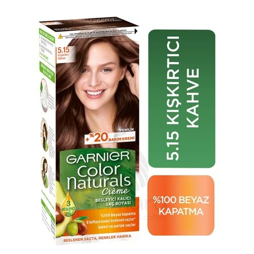 Garnier Color Naturals Saç Boyası 5.15 Kışkırtıcı Kahve