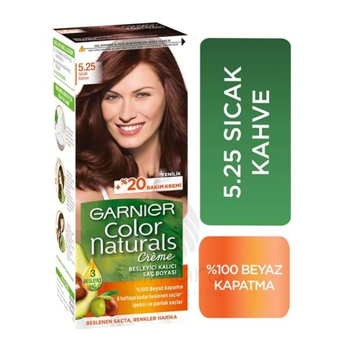 Garnier Color Naturals Saç Boyası 5.25 Sıcak Kahve