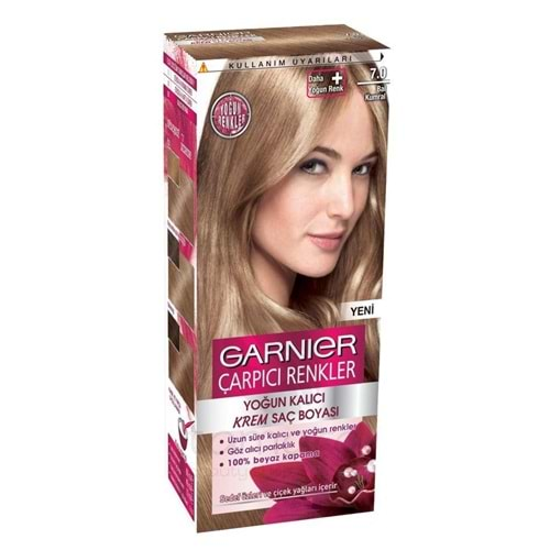 Garnier Saç Boyası Çarpıcı Renkler No:7.0 Bal Kumral