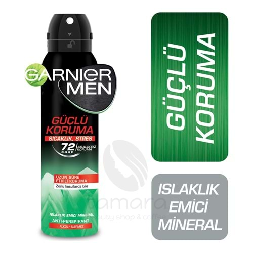 Garnier Men Güçlü Koruma Aerosol 150 ml Sprey