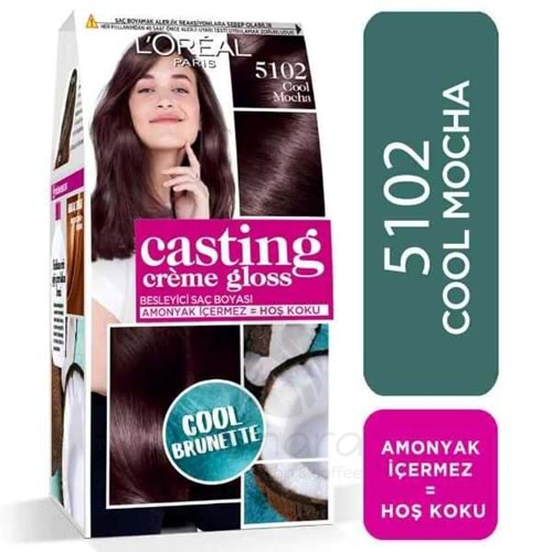 Loreal Paris Casting Crème Gloss Saç Boyası 5102 Cool Mocha