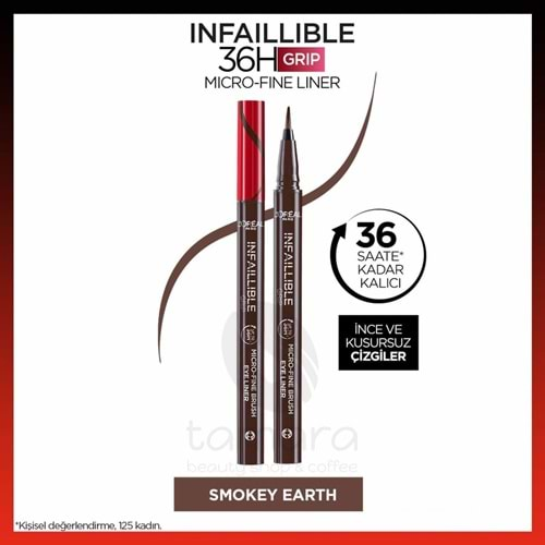 Loreal Paris Infaillible 36H Grip Micro Fine Eyeliner 02 Smokey Earth