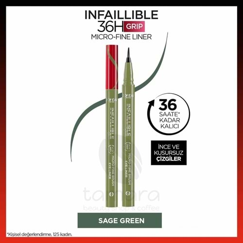 Loreal Paris Infaillible 36H Grip Micro Fine Eyeliner 05 Sage Green