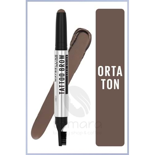 Maybelline New York Kaş Kalemi Tattoo Brow Lift Stick 03 Medium Brown