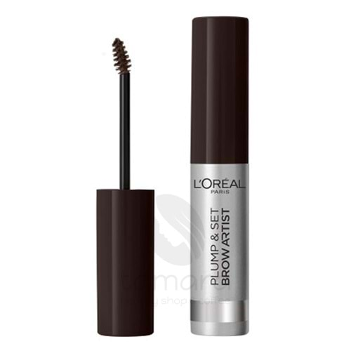 Loreal Paris Brow Artist Plump&Set Kaş Sabitleyici Maskara No:109 Ebony