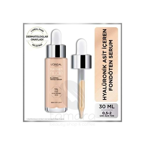 Loreal Paris True Match Nude Fondöten Serum 0.5-2 Very Light